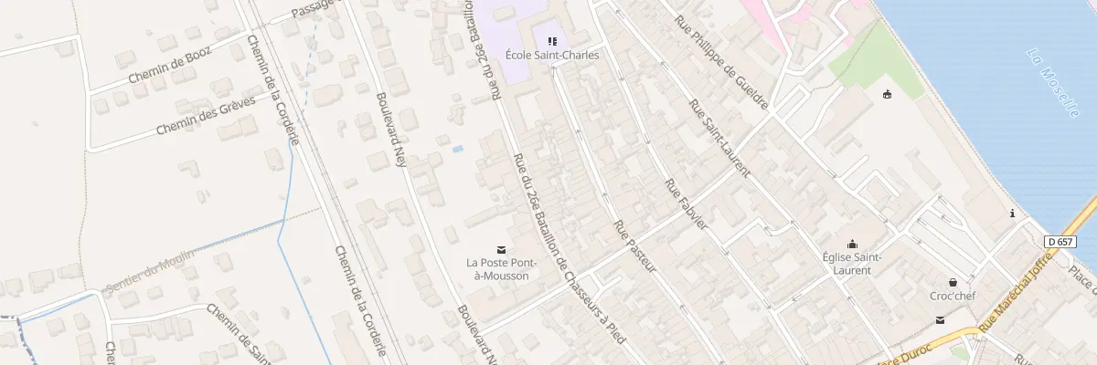Plan du 52 Rue du Vingt Sixieme Bcp à Pont-à-Mousson