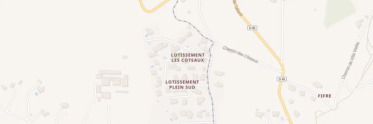 Plan du 5687 Imp des Coteaux à Tallard