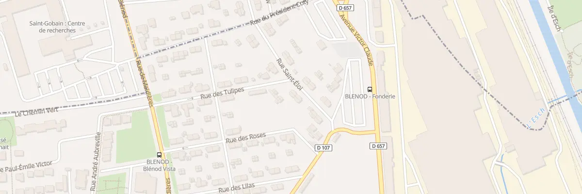 Plan du 15 Rue Saint Eloi à Blénod-lès-Pont-à-Mousson