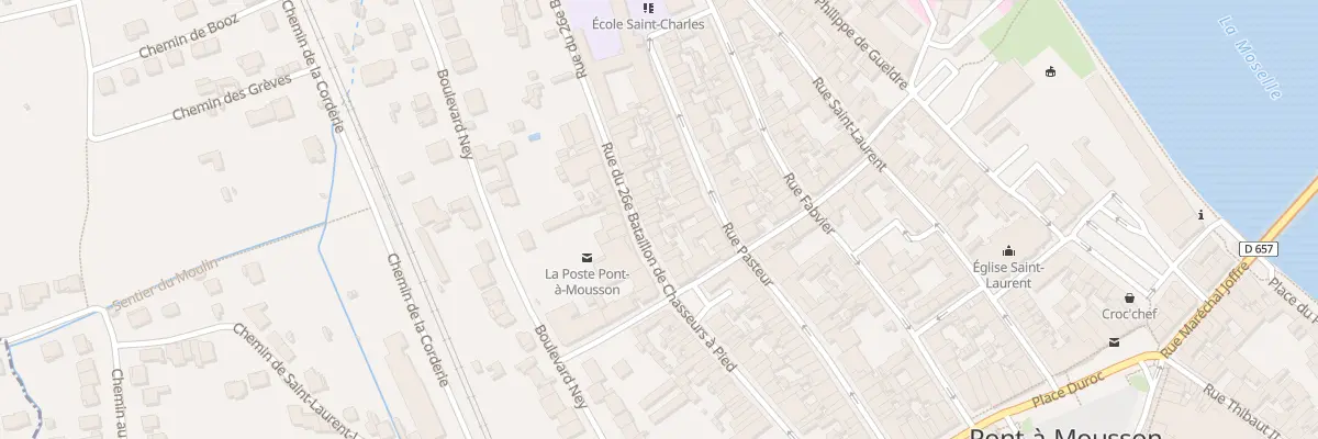 Plan du 40 Rue du Vingt Sixieme Bcp à Pont-à-Mousson