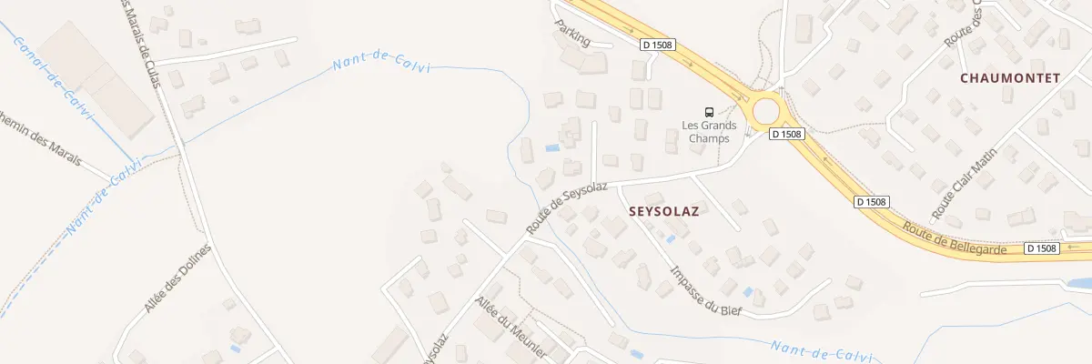 Plan du 226 Rte de Seysolaz à Sillingy