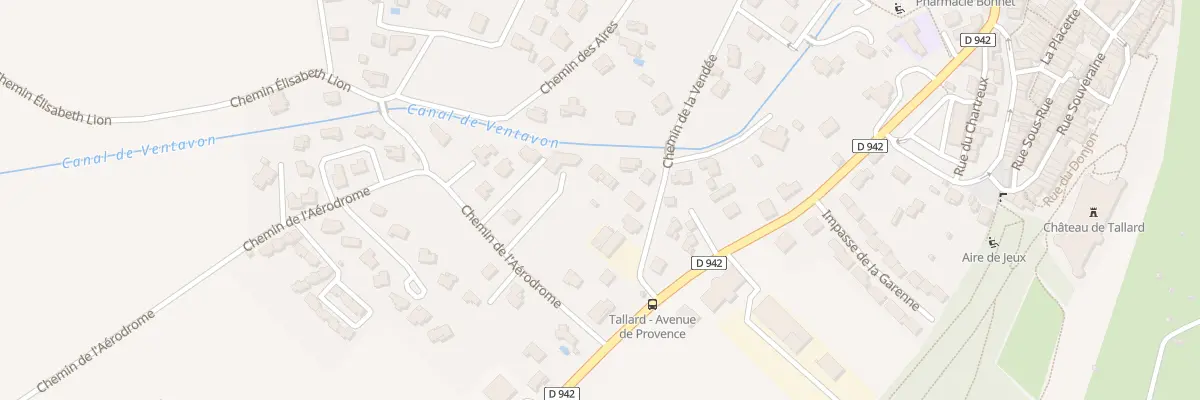 Plan du 12 Chem de la Vendée à Tallard
