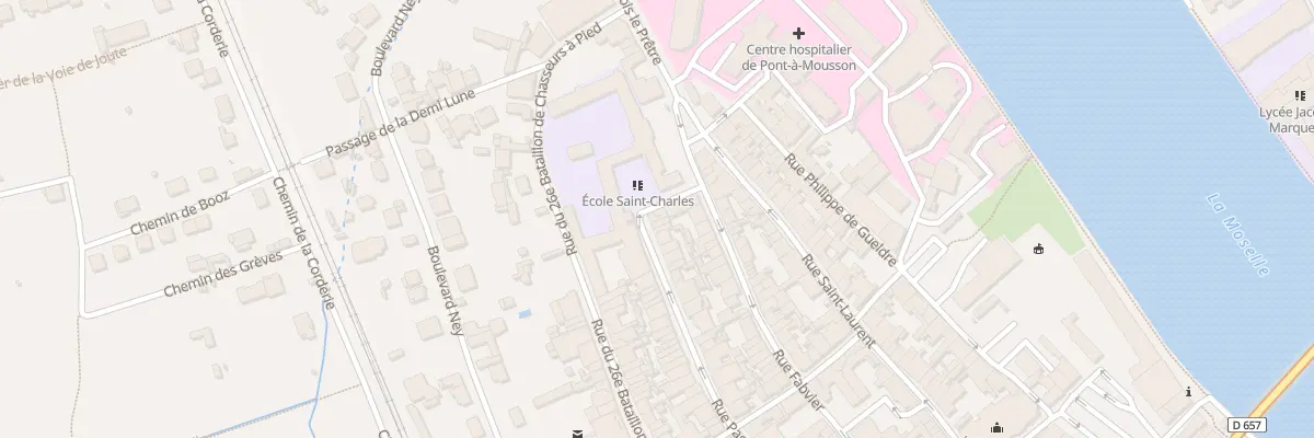 Plan du 56 Rue Pasteur à Pont-à-Mousson