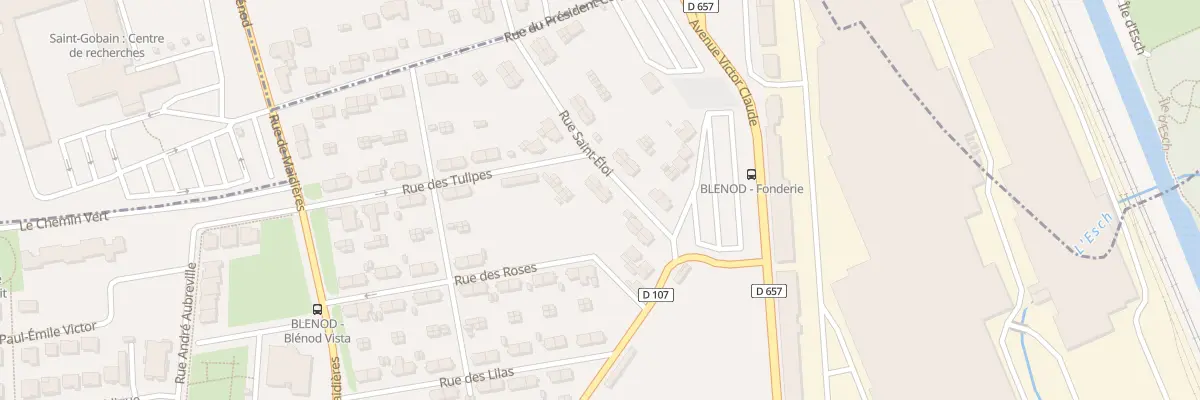 Plan du 11 Rue Saint Eloi à Blénod-lès-Pont-à-Mousson