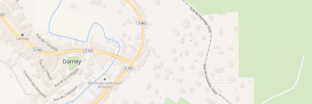 Plan du 5 Rue de la Côte à Darney