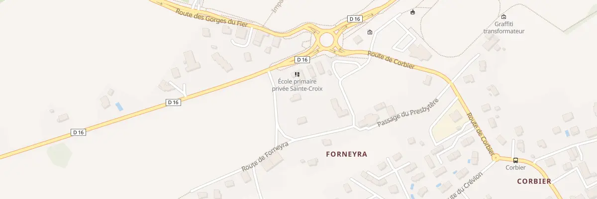 Plan du 9 Rte de Forneyra à Chavanod