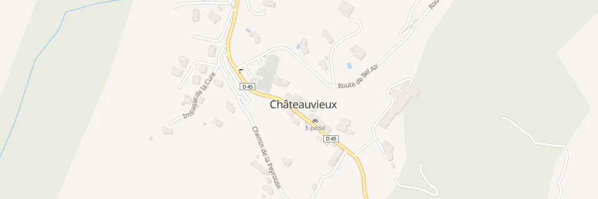 Plan du 342 Rte des Rougiers à Châteauvieux