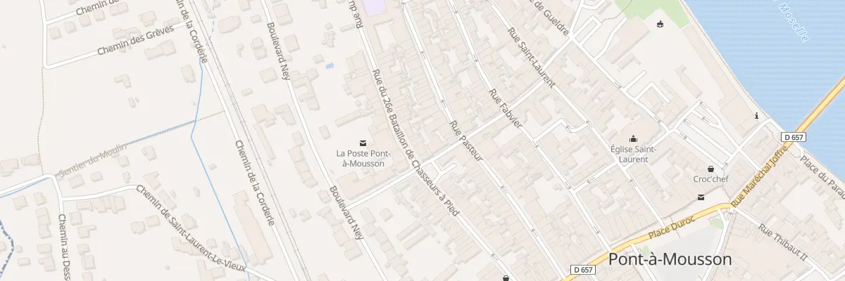 Plan du 32 Rue du Vingt Sixieme Bcp à Pont-à-Mousson