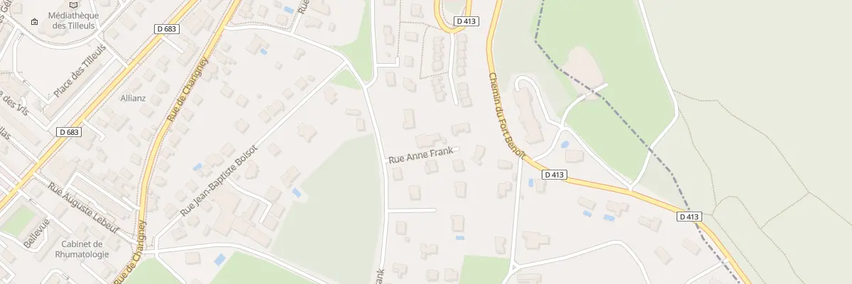 Plan du 60B Rue Anne Frank à Besançon