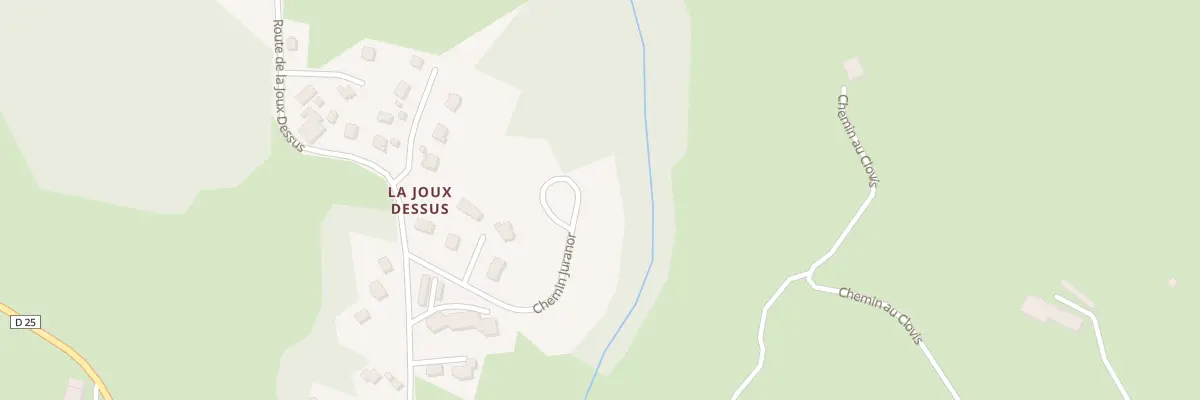 Plan du 200 Che Juranor à Prémanon