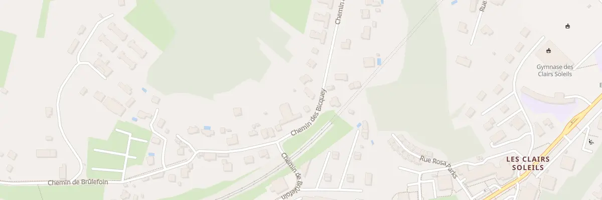 Plan du 3 Che des Bicquey à Besançon