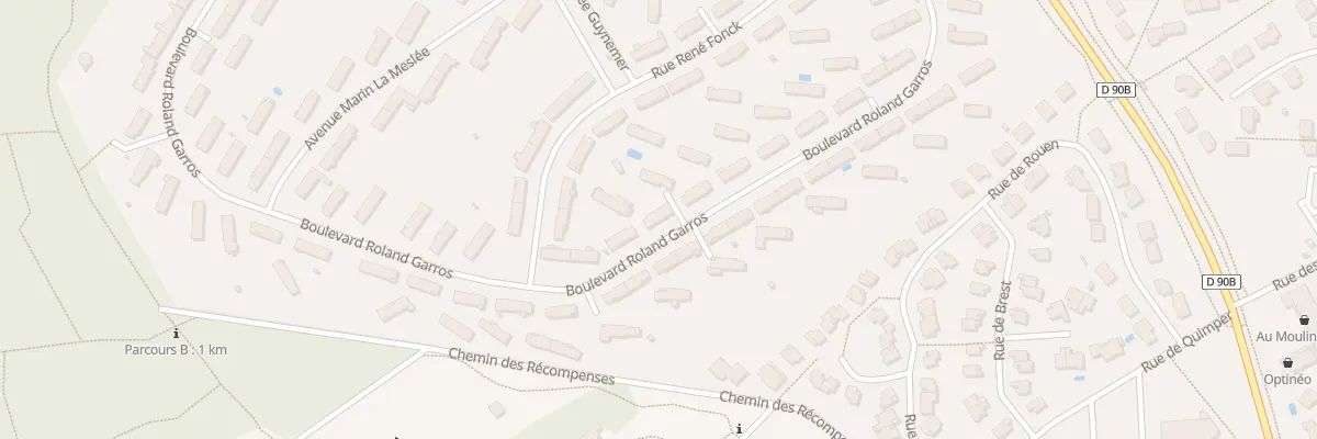 Plan du 230 Bd Roland Garros à Liverdun