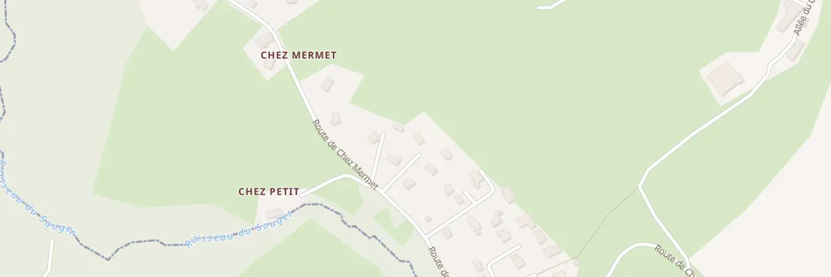 Plan du 870 Rte de Chez Mermet à Viuz-la-Chiésaz