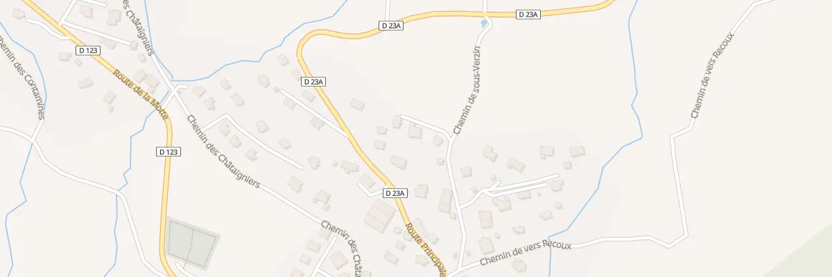 Plan du 75 Che de sous Verzin à Cernex