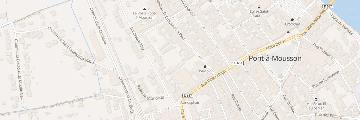 Plan du 21 Rue du Vingt Sixieme Bcp à Pont-à-Mousson