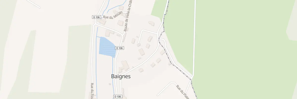 Plan du 3 Rue Planche de Velaze à Baignes