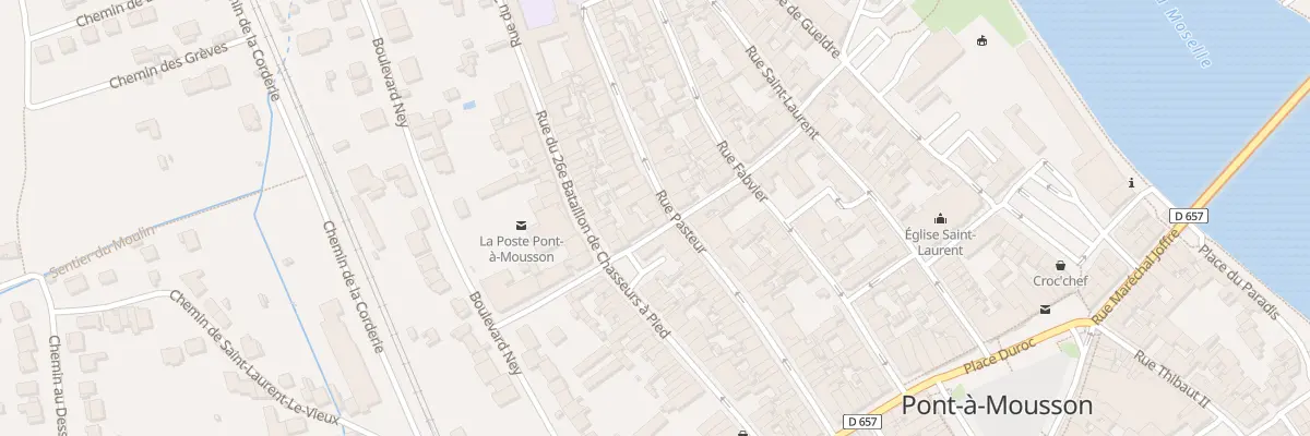 Plan du 49 Rue Pasteur à Pont-à-Mousson