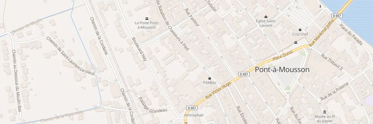 Plan du 27 Rue du Vingt Sixieme Bcp à Pont-à-Mousson