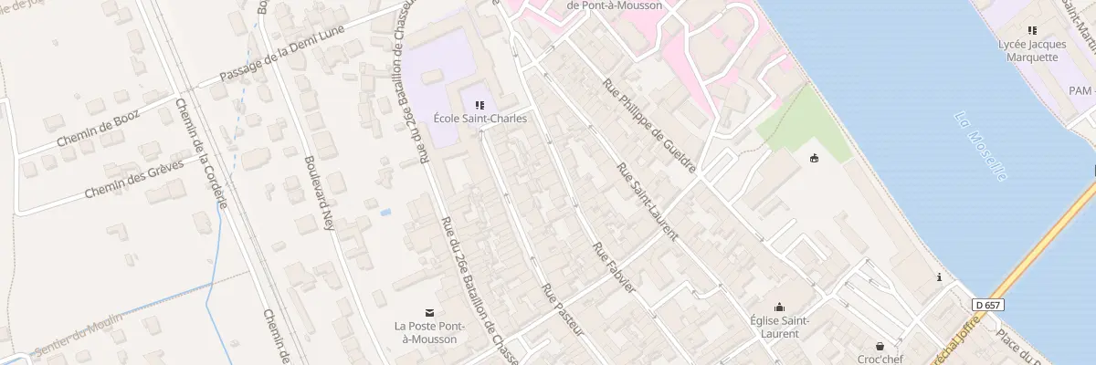 Plan du 41 Rue Fabvier à Pont-à-Mousson
