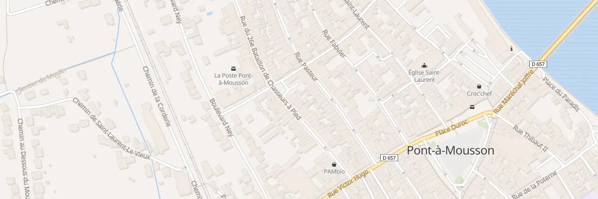 Plan du 20 Rue du Vingt Sixieme Bcp à Pont-à-Mousson