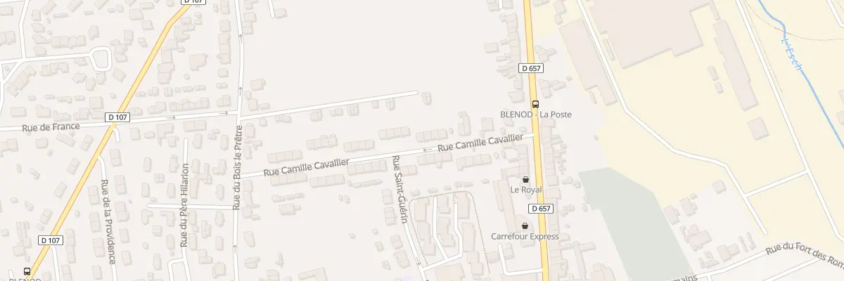Plan du 6 Rue Camille Cavallier à Blénod-lès-Pont-à-Mousson