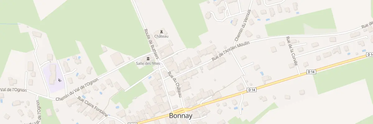 Plan du 5 Rue de l’Ancien Moulin à Bonnay