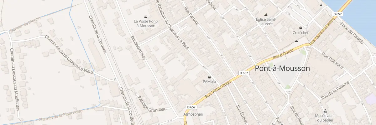 Plan du 23 Rue du Vingt Sixieme Bcp à Pont-à-Mousson