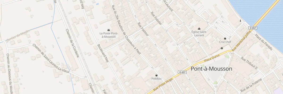 Plan du 16 Rue du Vingt Sixieme Bcp à Pont-à-Mousson