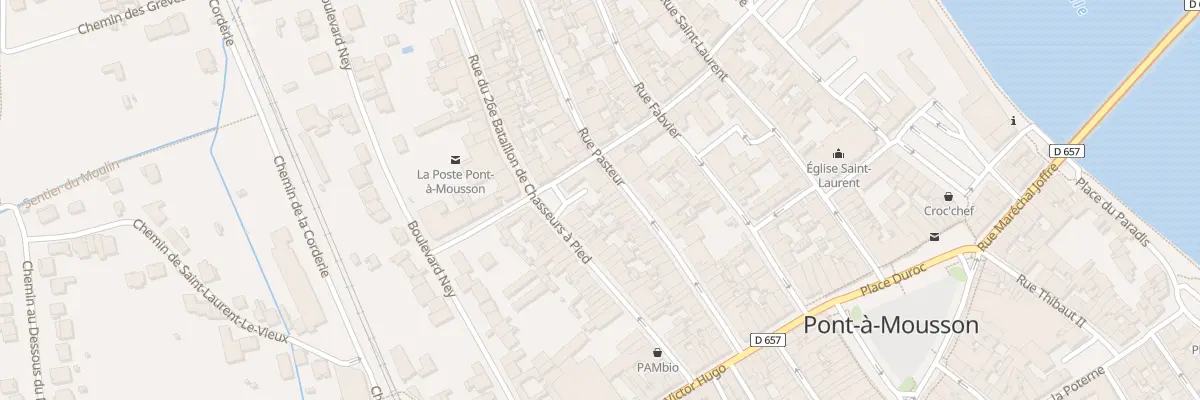 Plan du 43 Rue Pasteur à Pont-à-Mousson