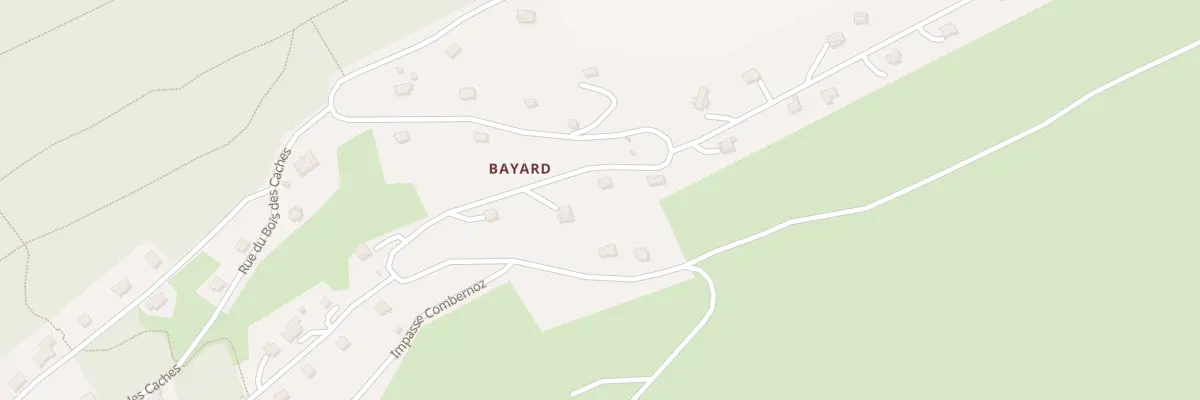 Plan du 28 Bayard à Foncine-le-Haut