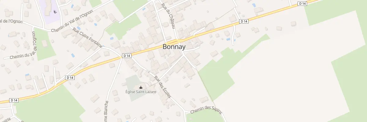 Plan du 3B Rue St Lazare à Bonnay