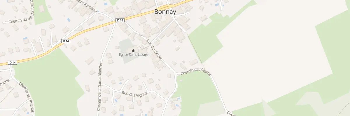 Plan du 7 Rue des Ecoles à Bonnay