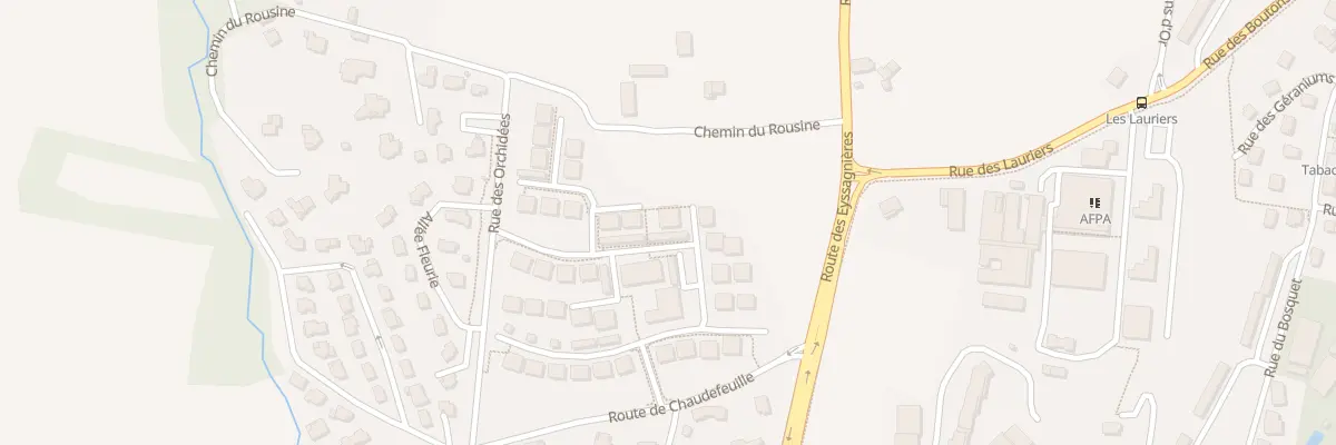 Plan du 2 Rue des Orchidées à Gap