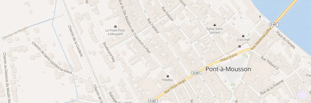 Plan du 12 Rue du Vingt Sixieme Bcp à Pont-à-Mousson