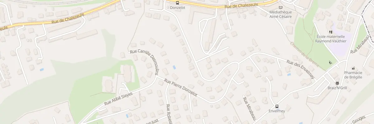 Plan du 26 Rue Pierre Donzelot à Besançon