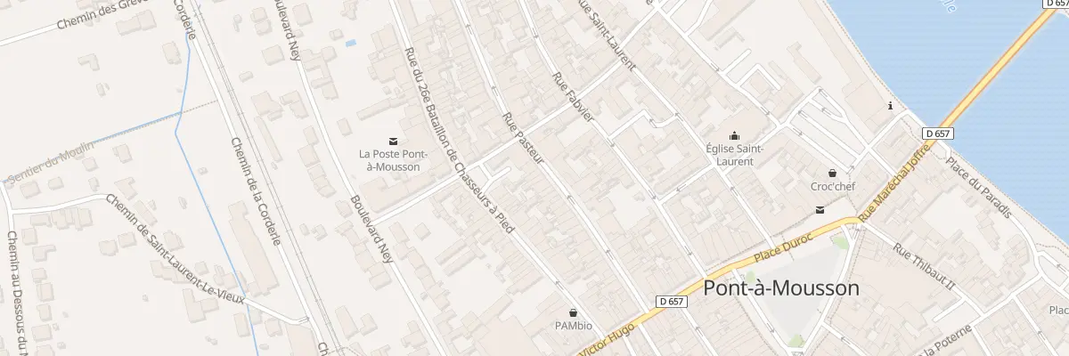 Plan du 41 Rue Pasteur à Pont-à-Mousson