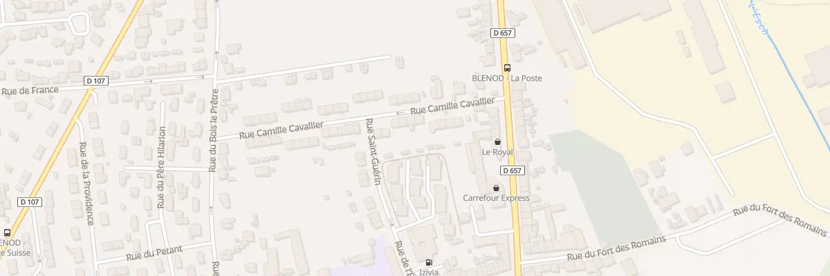Plan du 39 Rue Camille Cavallier à Blénod-lès-Pont-à-Mousson
