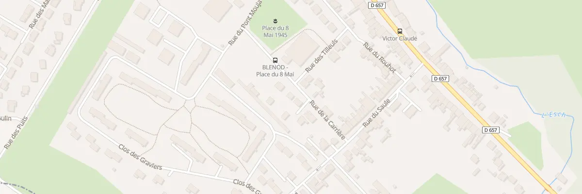 Plan du 7 Rue de la Carrière à Blénod-lès-Pont-à-Mousson