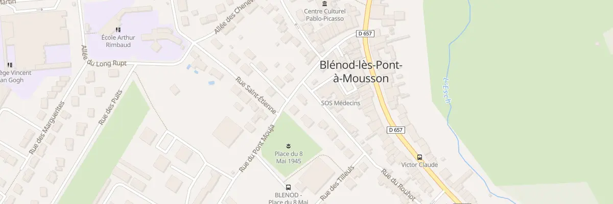 Plan du 25 Rue du Rouhot à Blénod-lès-Pont-à-Mousson