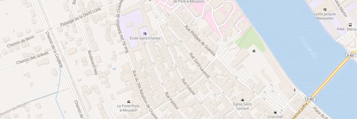 Plan du 42 Rue Fabvier à Pont-à-Mousson