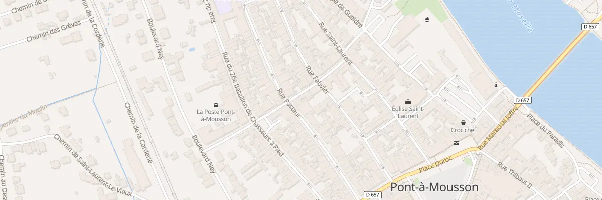 Plan du 32 Rue Pasteur à Pont-à-Mousson