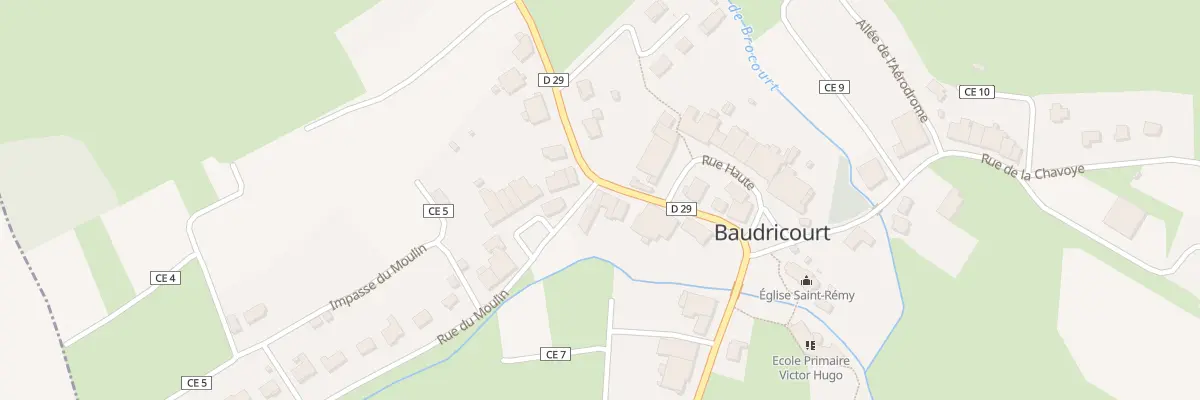 Plan du 15 Rue du Moulin à Baudricourt