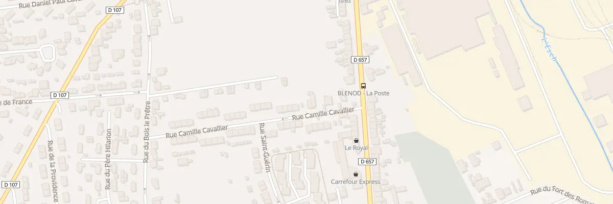 Plan du 2 Rue Camille Cavallier à Blénod-lès-Pont-à-Mousson