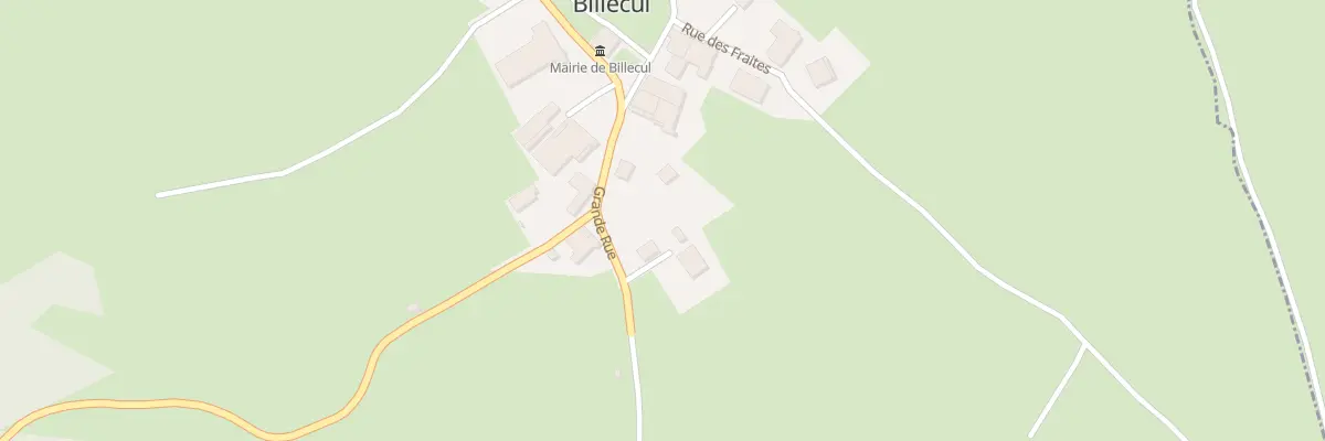 Plan du 5031 Rue Grande Rue à Billecul