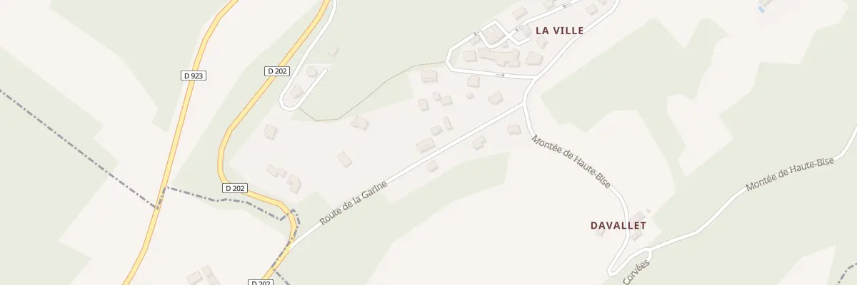 Plan du 5055 La Garine aux Mollettes