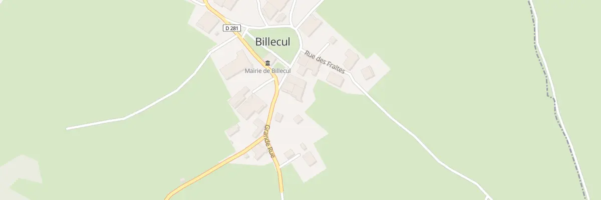 Plan du 5017 Rue Grande Rue à Billecul