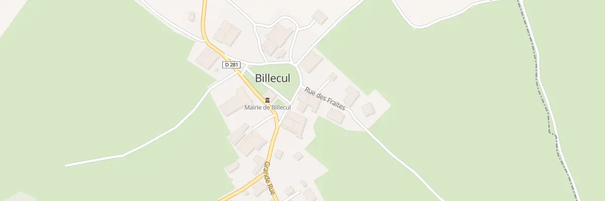 Plan du 5014 Rue des Fraites à Billecul