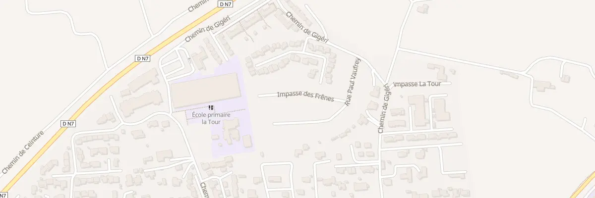 Plan du 199 Rue Paul Vaufrey à Brignoles