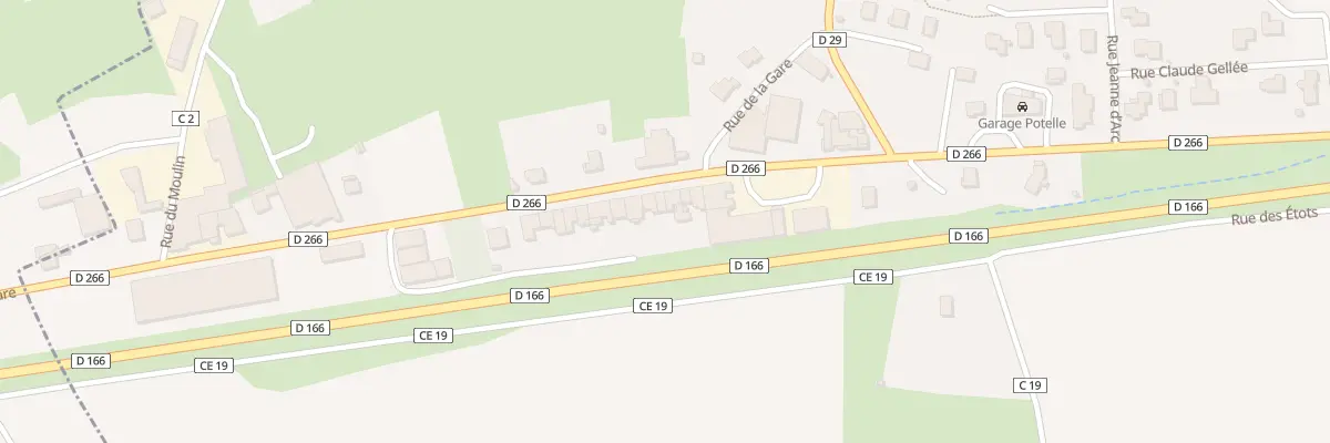 Plan du 498 Rue Saint-Rémy à Baudricourt