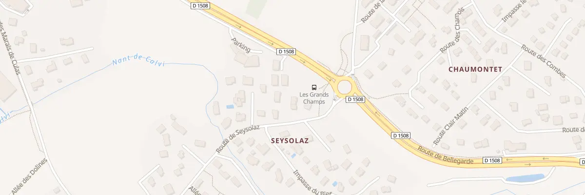 Plan du 118 Rte de Seysolaz à Sillingy